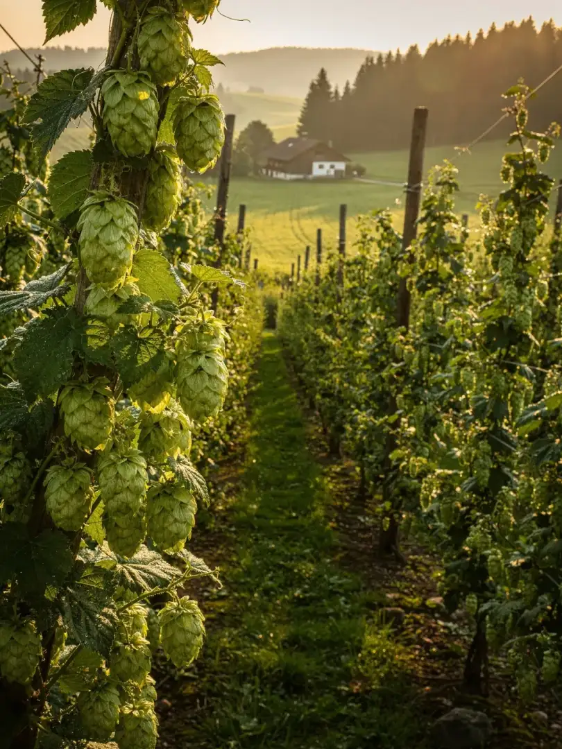 Hops in the region Mühlviertel
