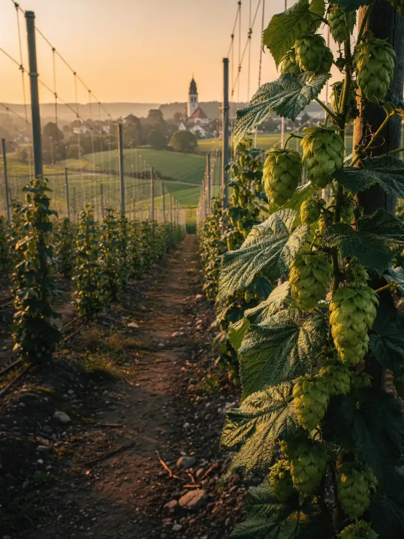 Hopfen in der Region München