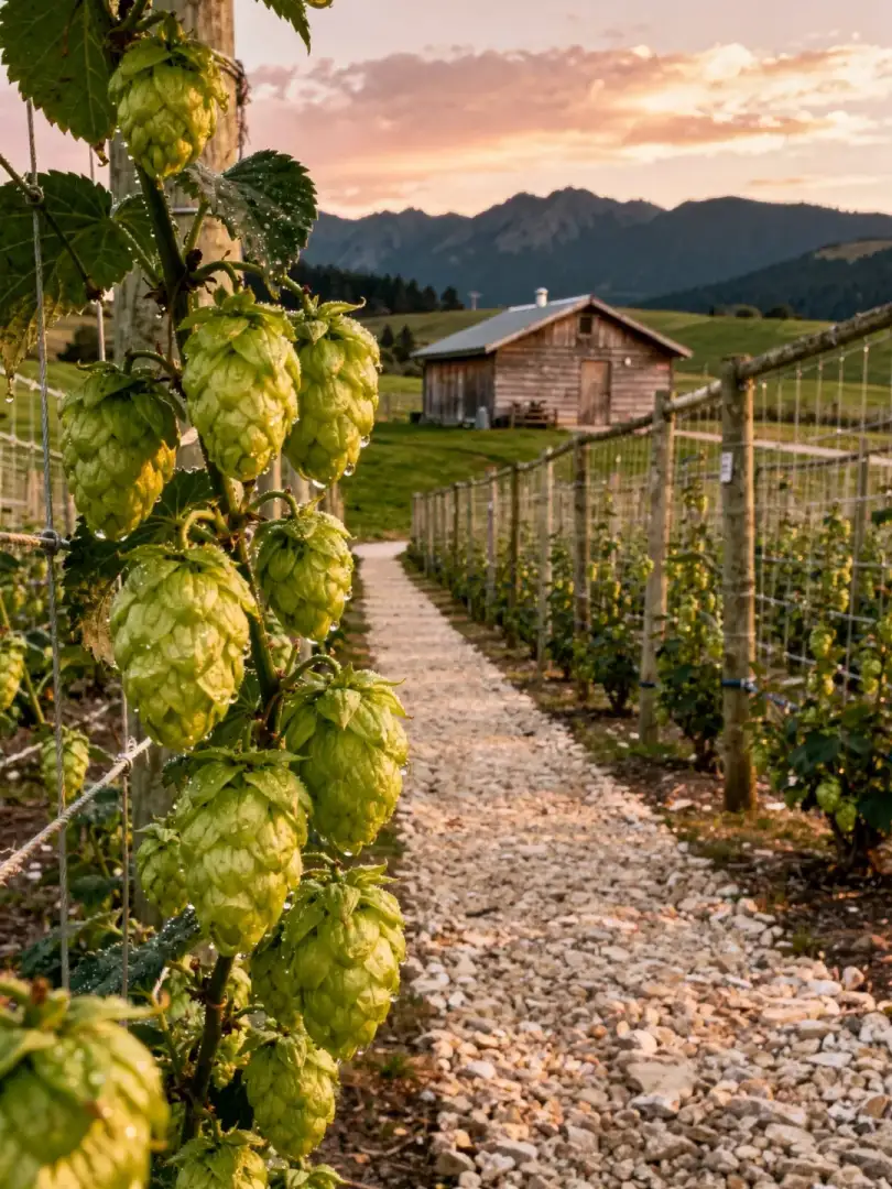 Hopfen in der Region Nelson & Tasman