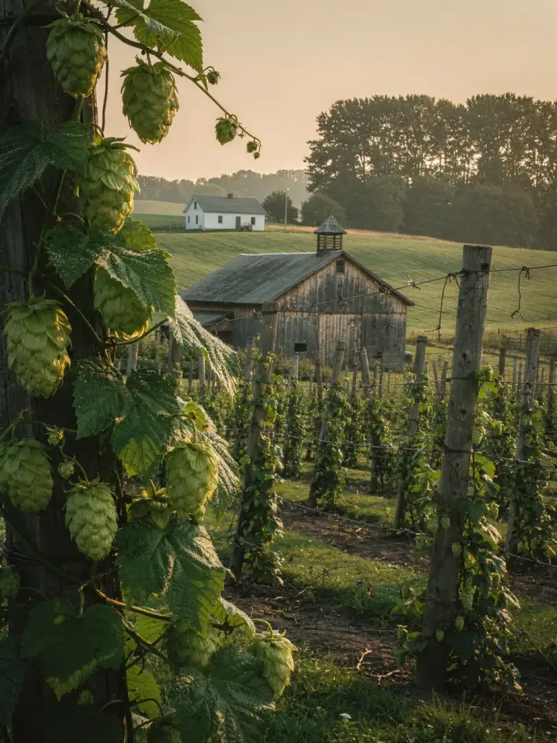 Hopfen in der Region New York