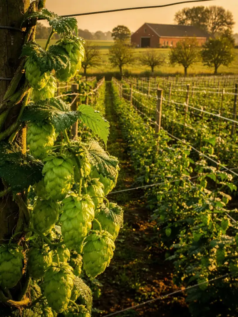 Hopfen in der Region Niederrhein