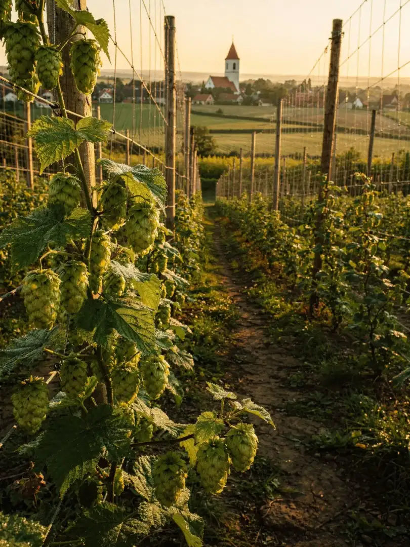 Hopfen in der Region Nordmähren & Haná