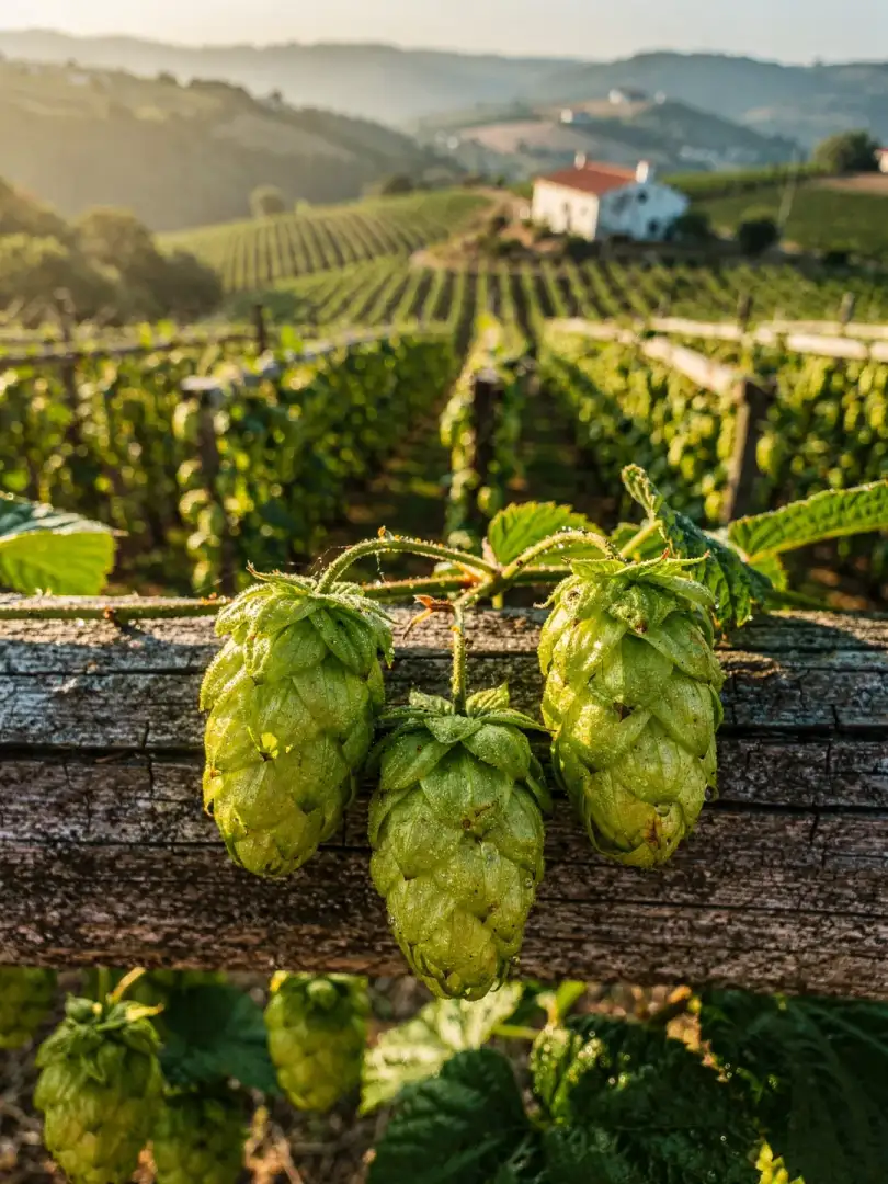 Hopfen in der Region Porto & Nordportugal
