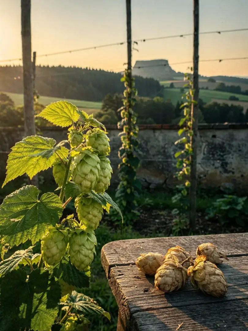 Hopfen in der Region Rhön