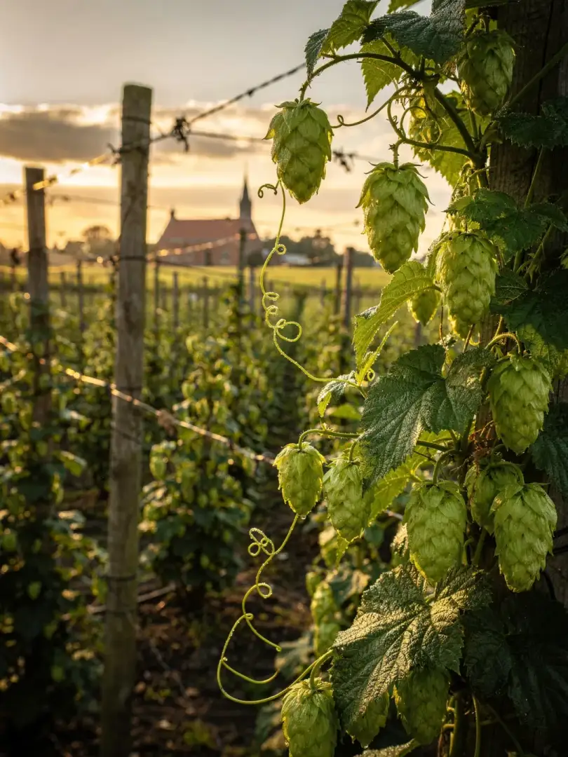 Hopfen in der Region Roeselare & Westflandern