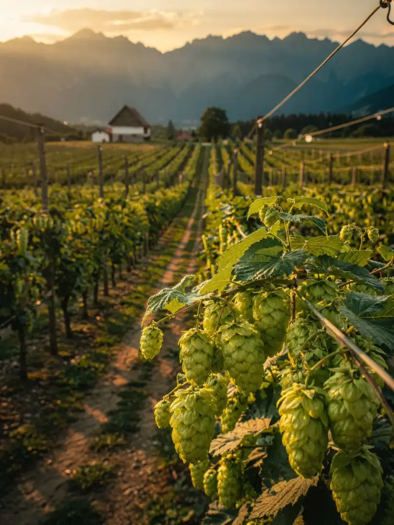 Hopfen in der Region Sanntal & Žalec