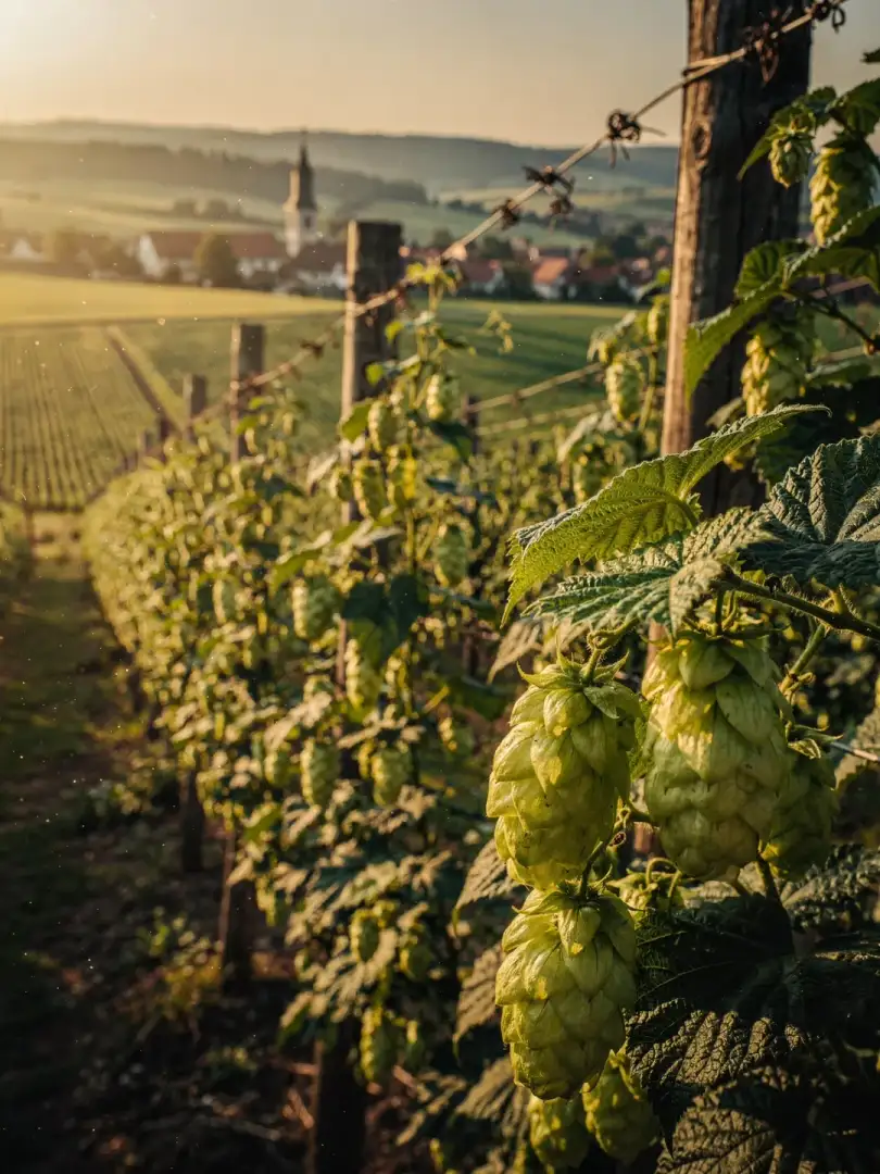 Hops in the region Silesia