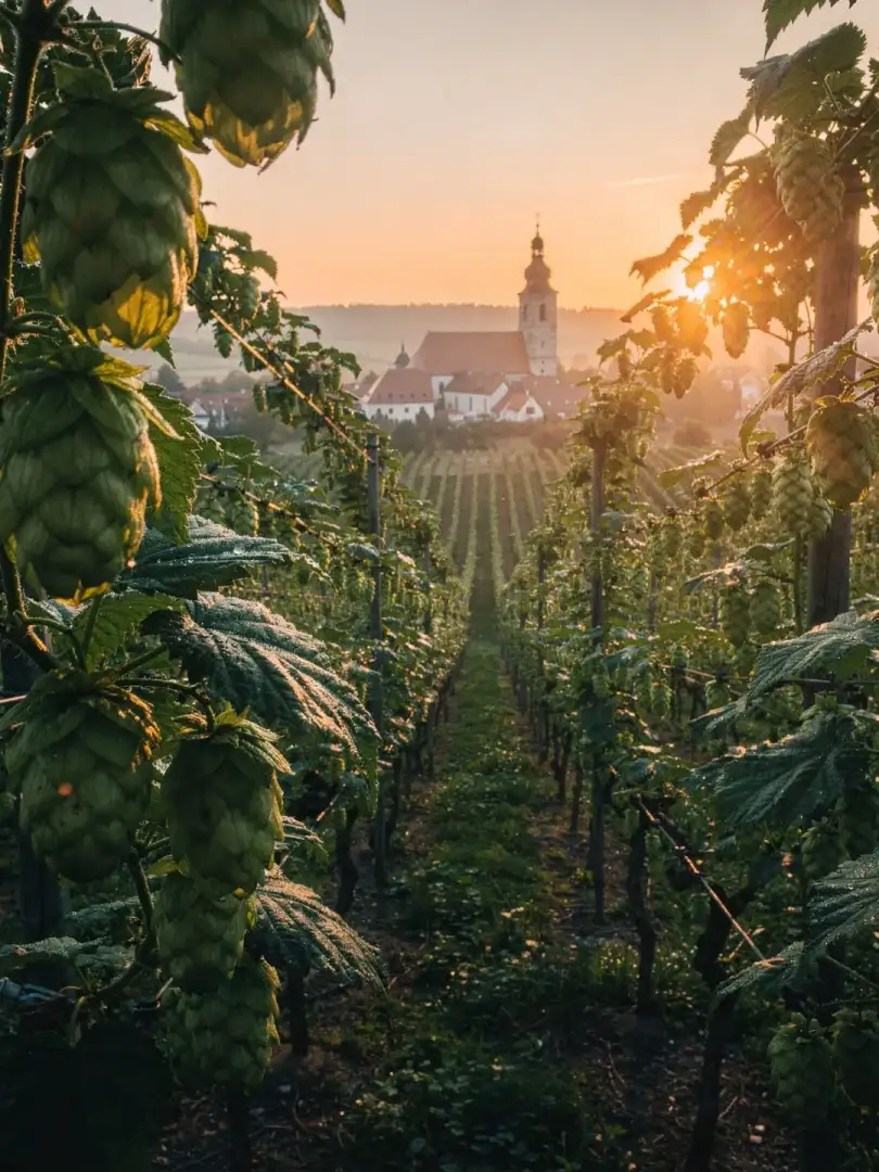 Hops in the region South Moravia & Brno