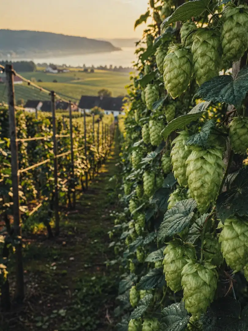 Hopfen in der Region Tettnang & Bodensee