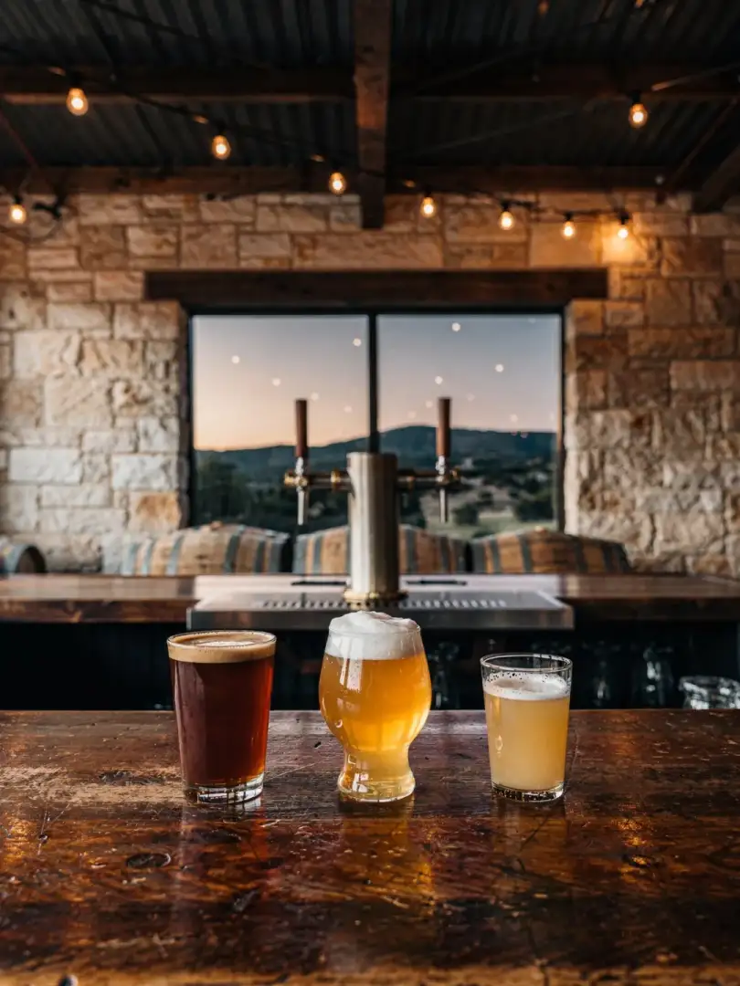 Verkosten in der Region Texas Hill Country