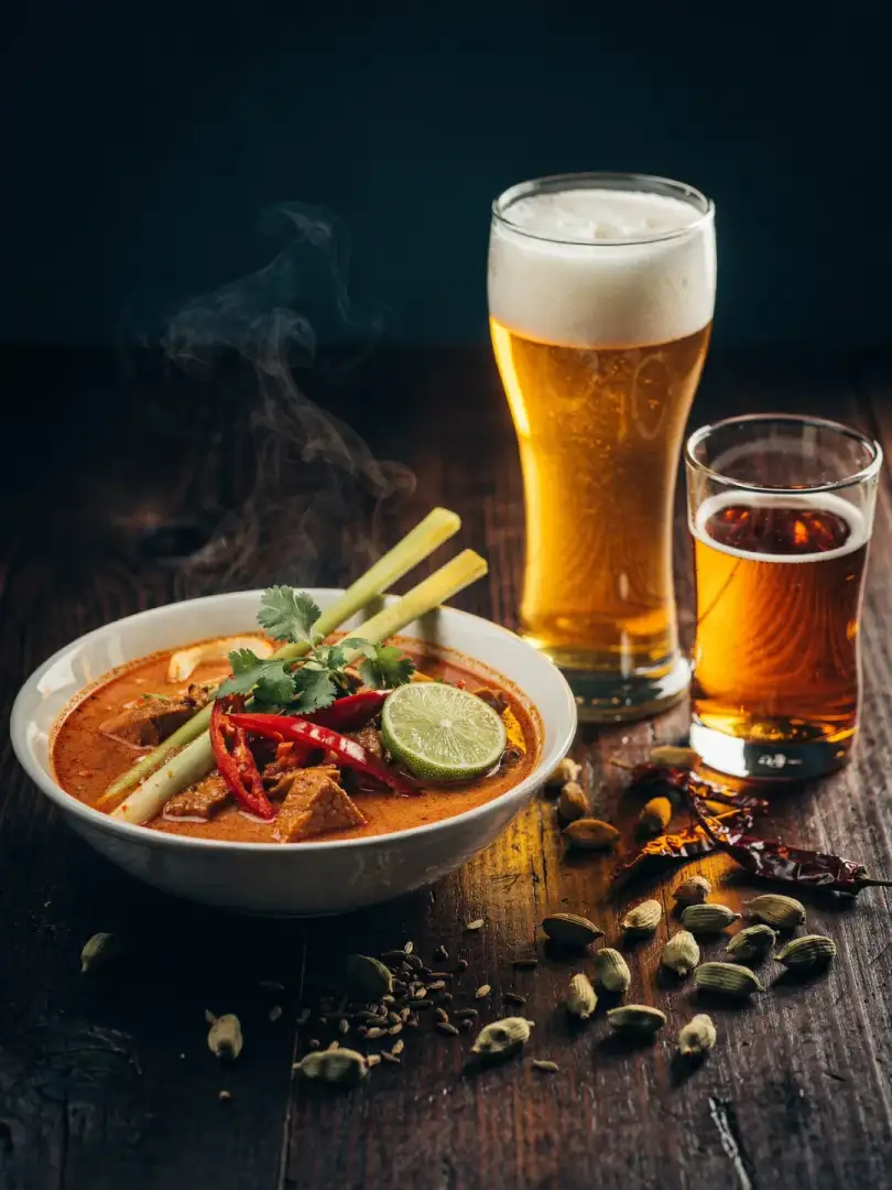 Bier zu scharfem Essen: Curry, Chili, Thai