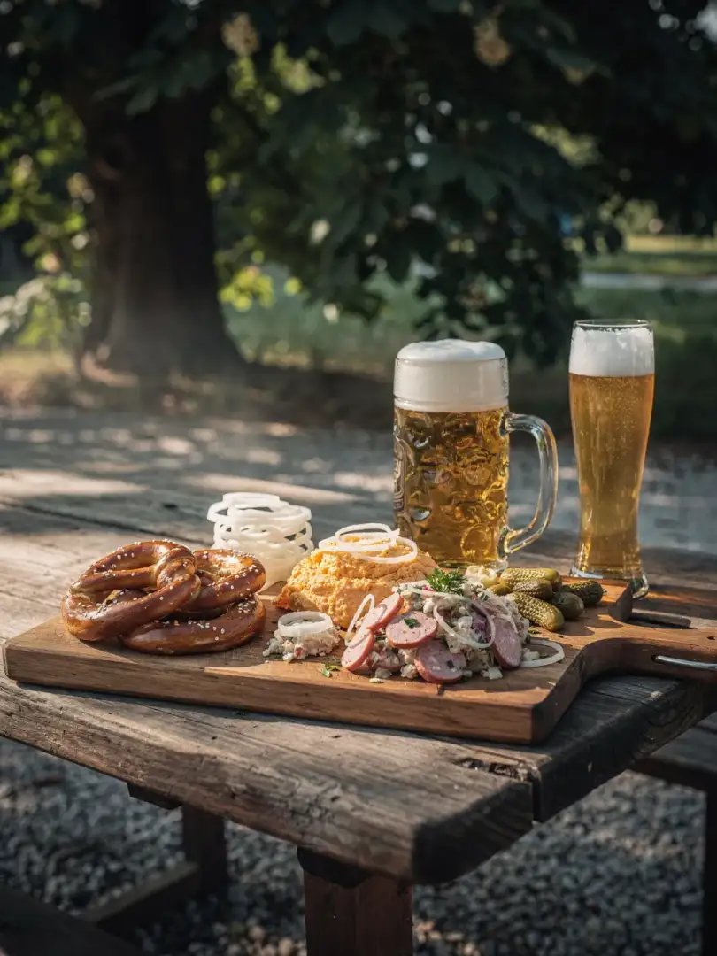Beer Garden and Brotzeit: What Belongs on the Table