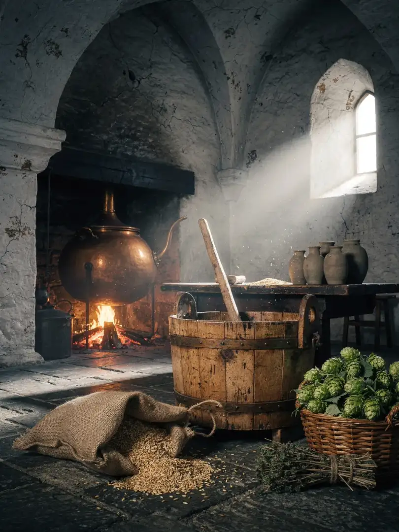 Beer in the Middle Ages: Monasteries and Towns