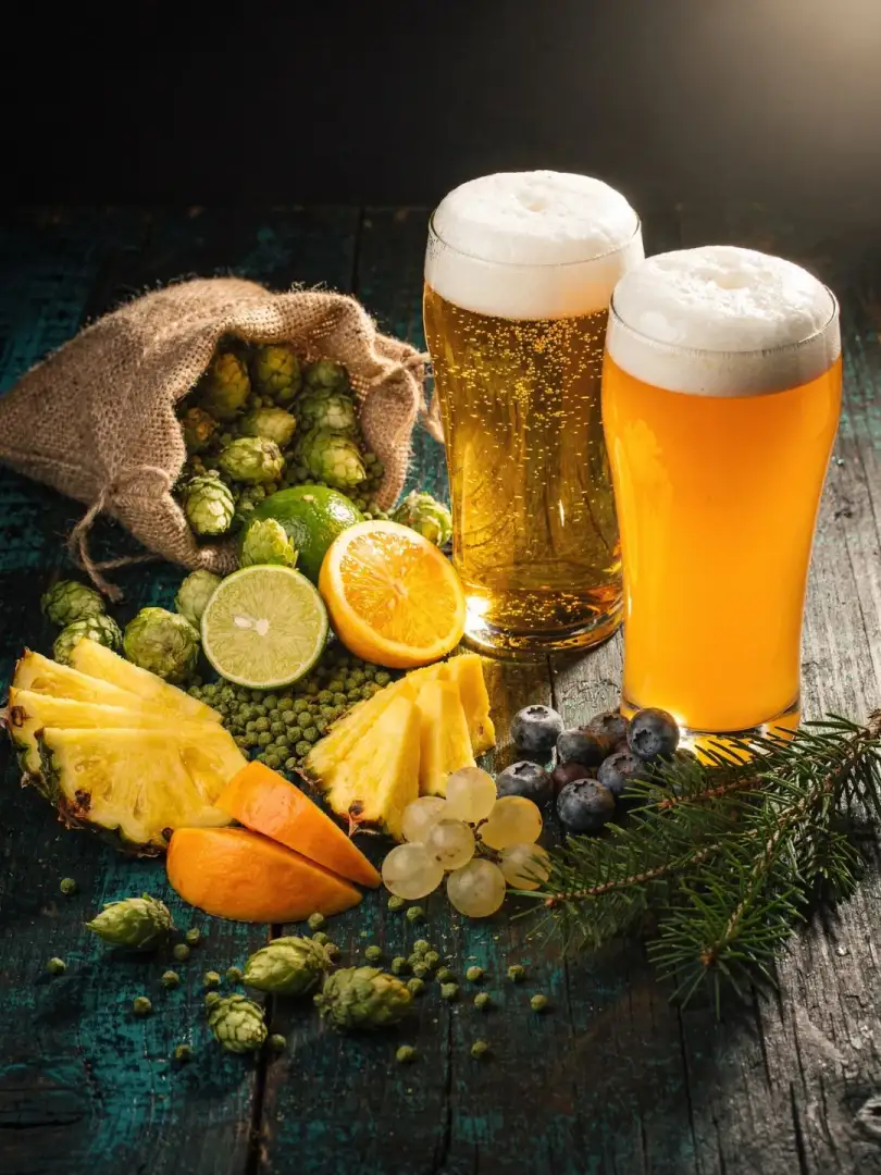Citra, Mosaic, Nelson Sauvin: New World hops