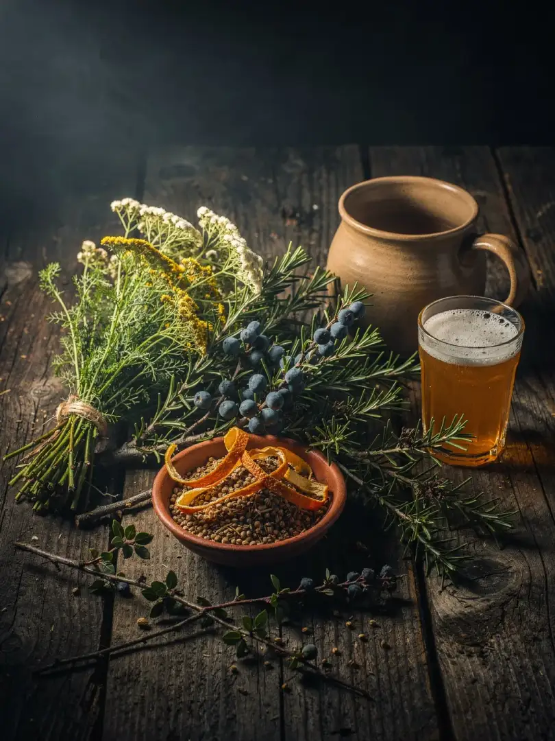 Before Hops: Gruit, Labrador Tea, Juniper, Gesho