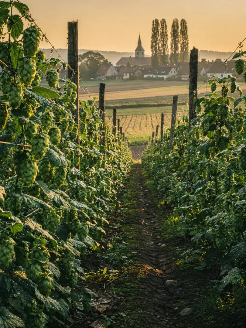 Hopfen in der Region Thüringen