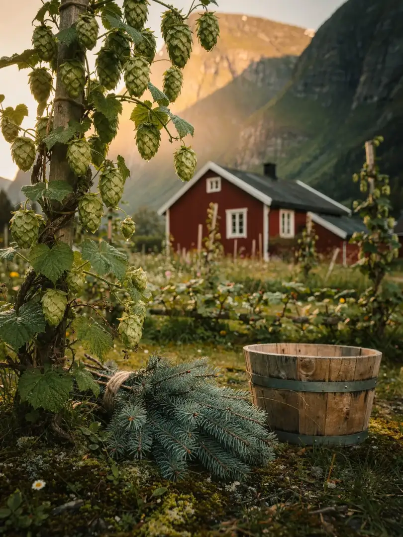 Hops in the region Vestland & Kveik