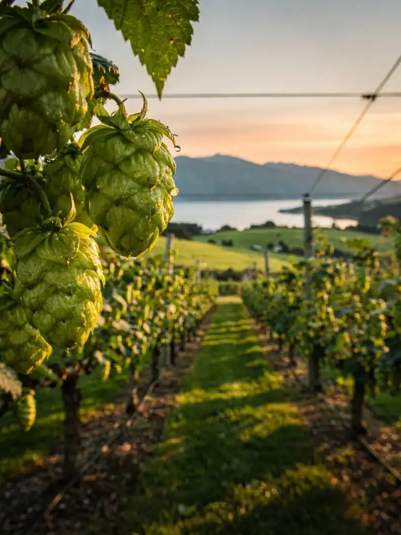 Hopfen in der Region Wellington
