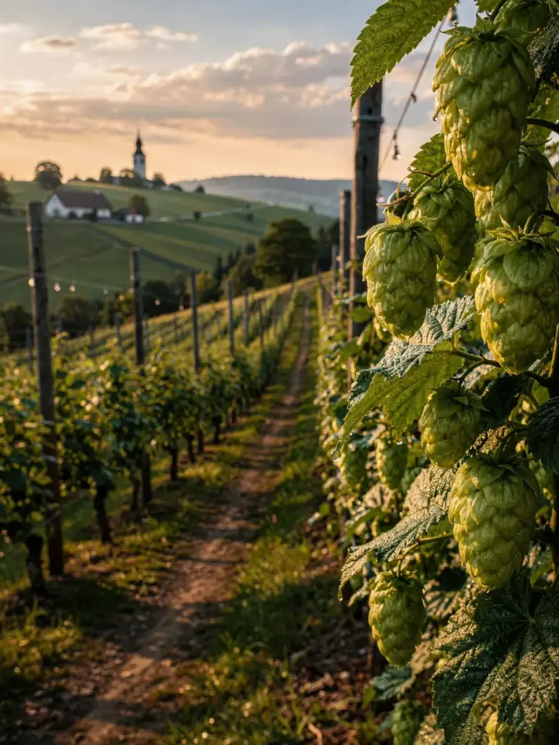 Hops in the region Vienna