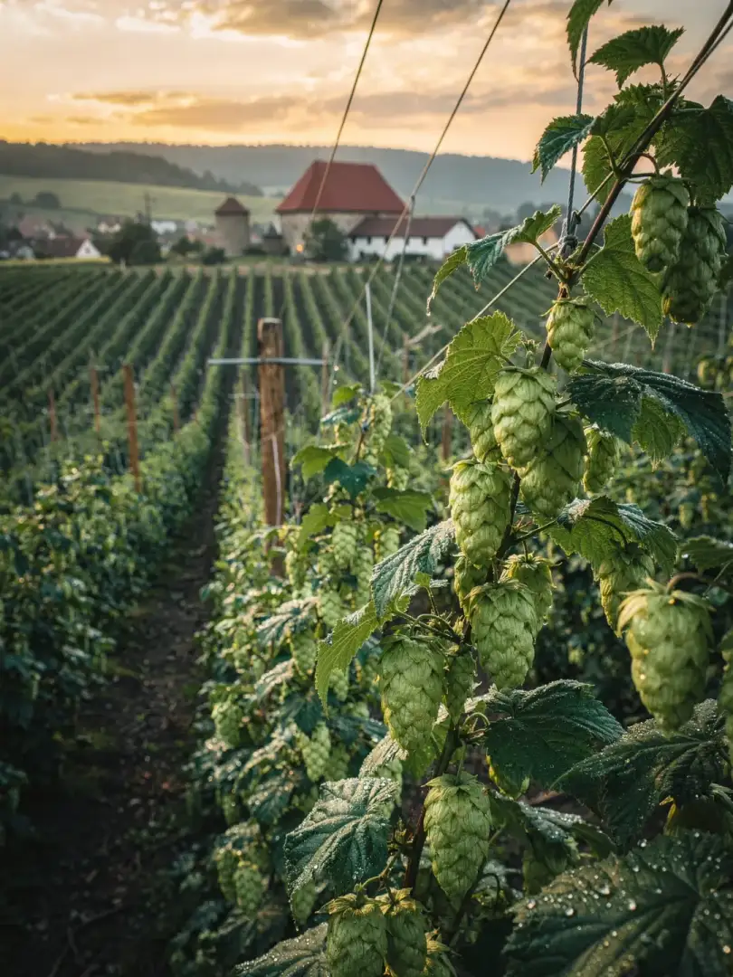 Hopfen in der Region Saazer Land