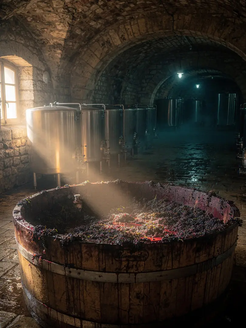 Mash & Fermentation in the region Burgundy, Champagne & Jura