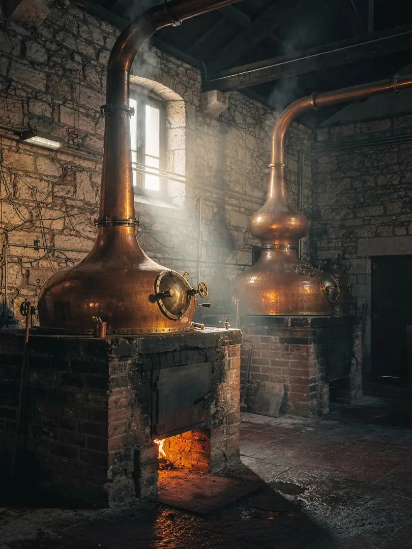 Distillation in the region Cognac & Jarnac