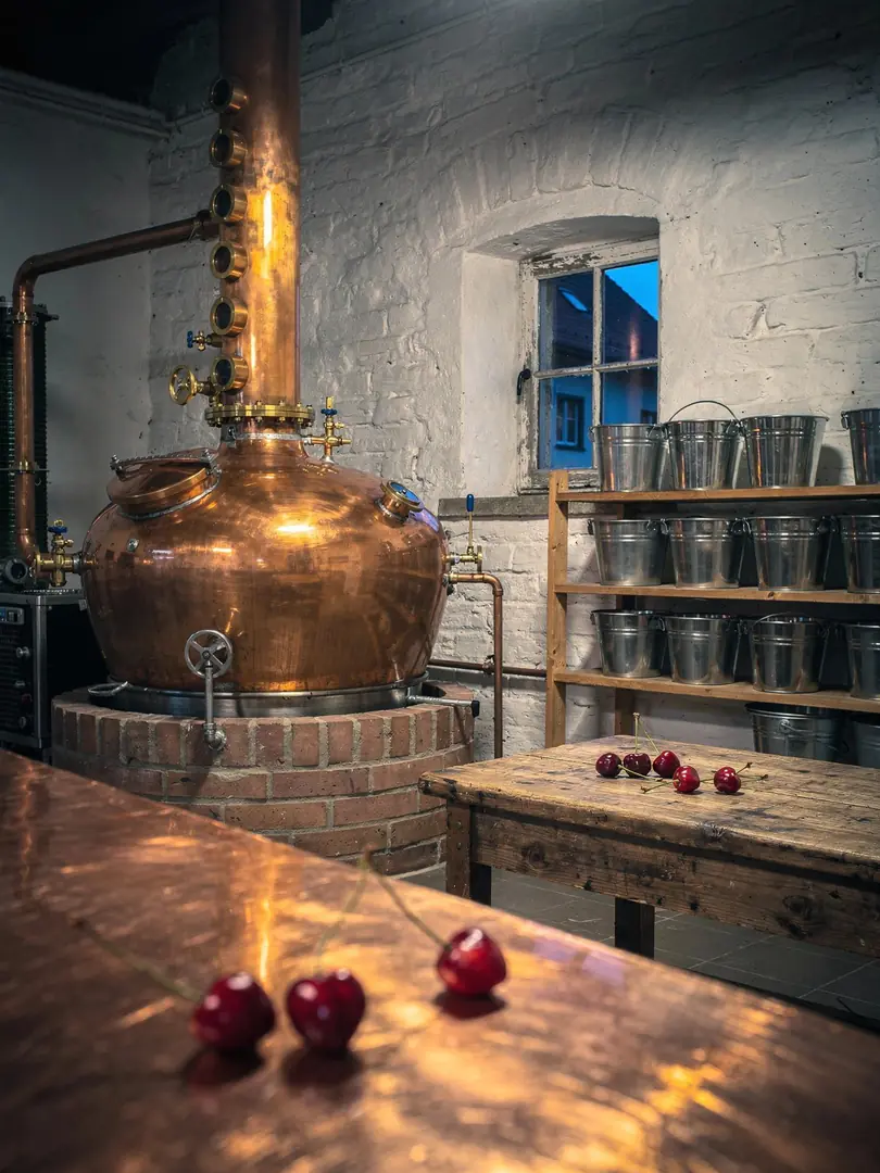 Distillation in the region Franconian Switzerland