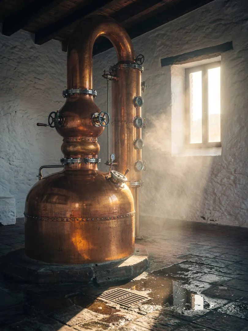 Distillation in the region Jerez