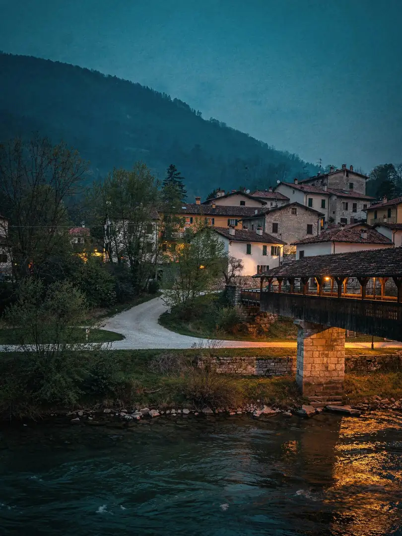 Landschaft der Region Bassano & Venetien