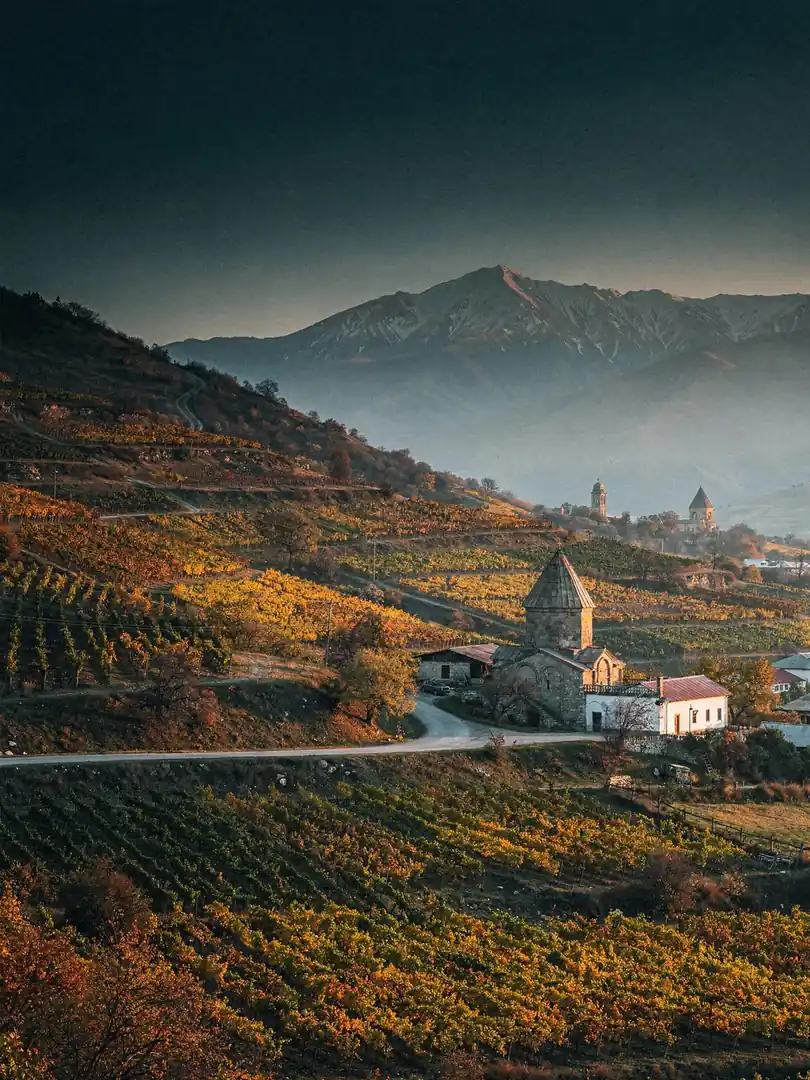 Landschaft der Region Georgien