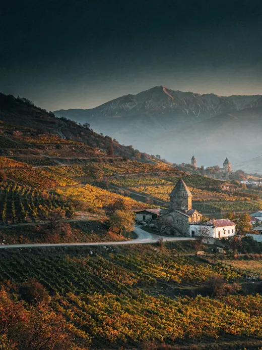 Landschaft der Region Georgien