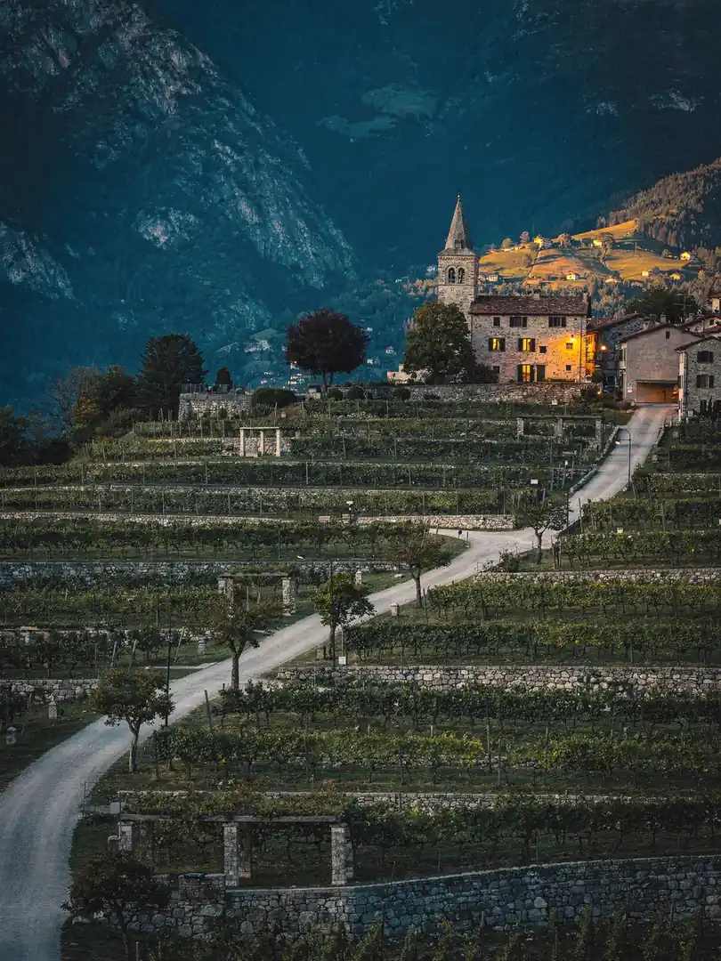 Landscape of the region Ticino & Italian Grisons