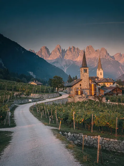 Landschaft der Region Trentino