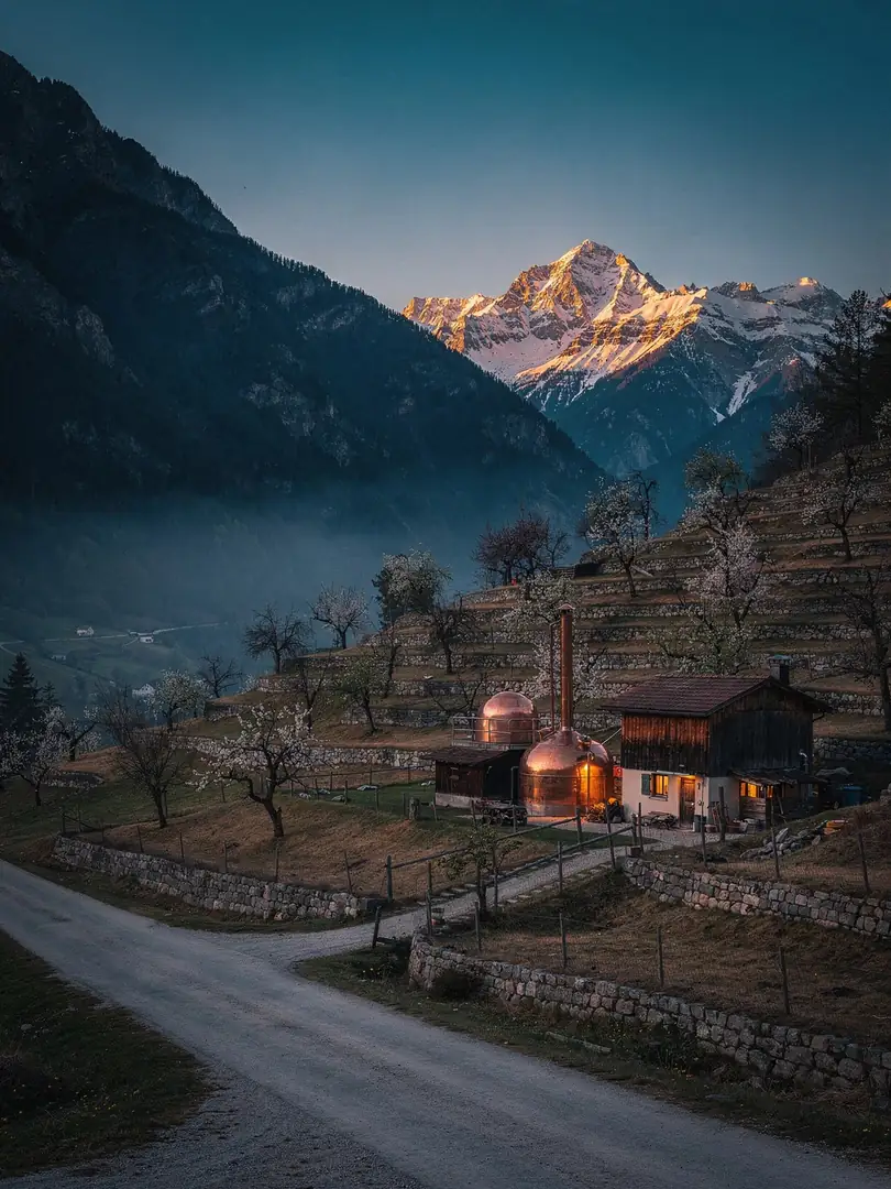 Landscape of the region Vinschgau & Eisacktal