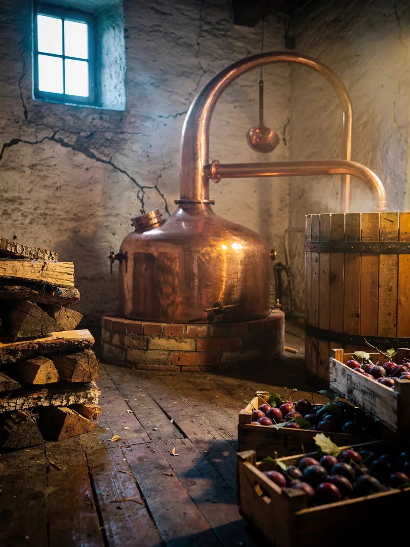 Distilling in the region Moravia & Slovakia