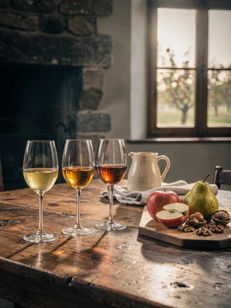 Tasting in the region Pays d'Auge