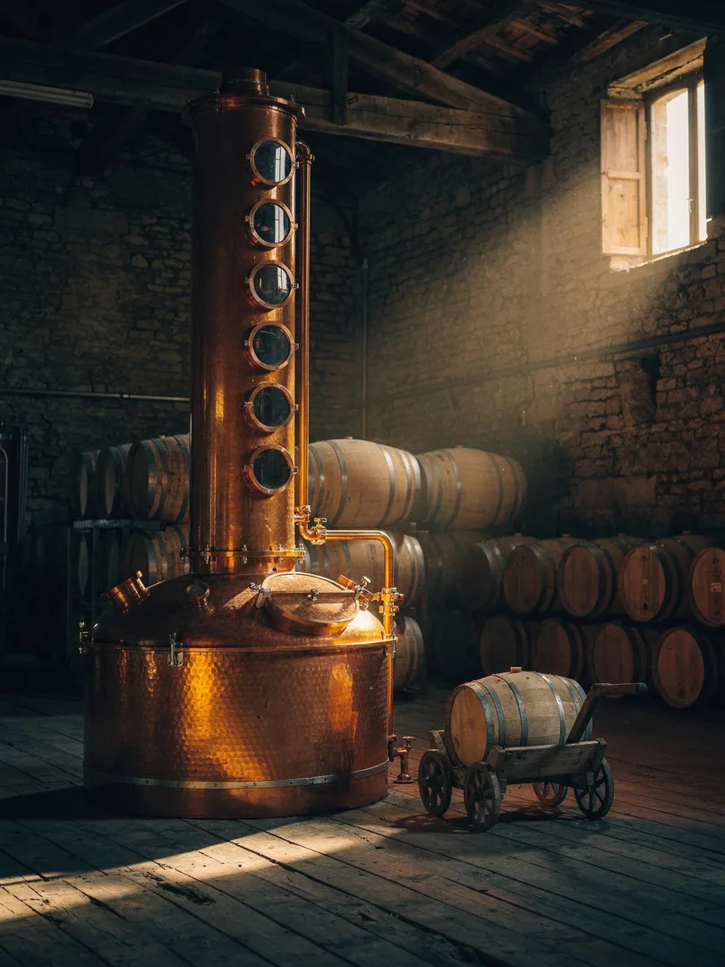 Column and rectifier: continuous distilling