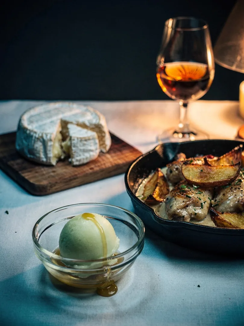 Trou normand und Calvados in der Küche