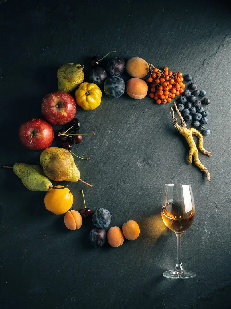 Which fruits are used to make fruit brandy?