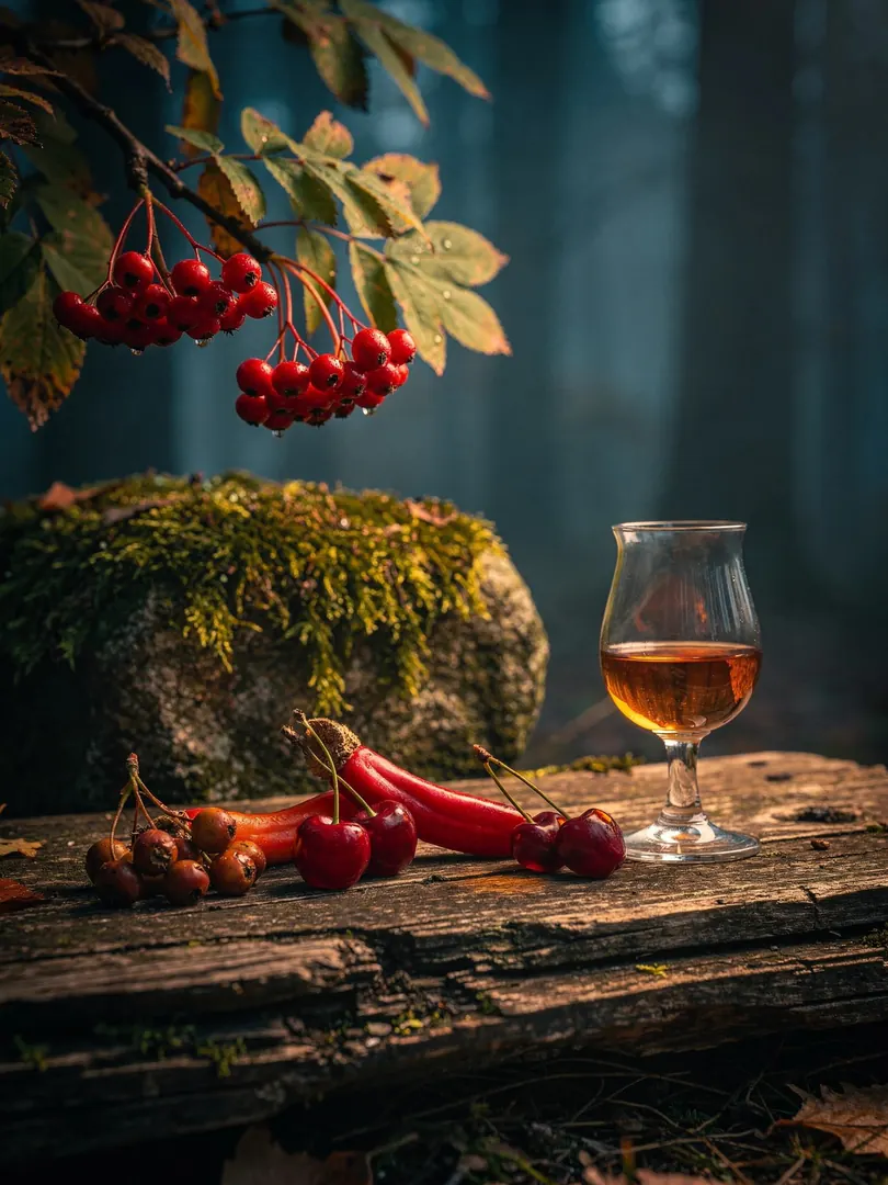 Vogelbeere, Elsbeere, Speierling, Dirndl: the rare brandies
