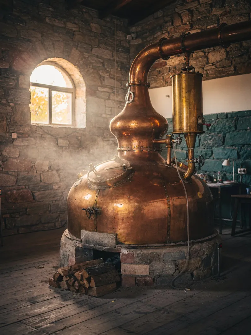 Distillation in the region Thessaly & Macedonia