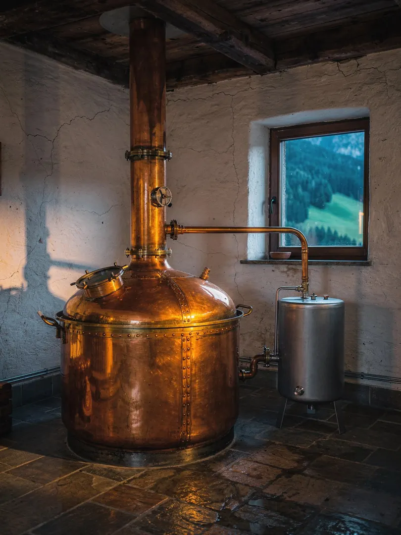 Distillation in the region Vinschgau & Eisacktal