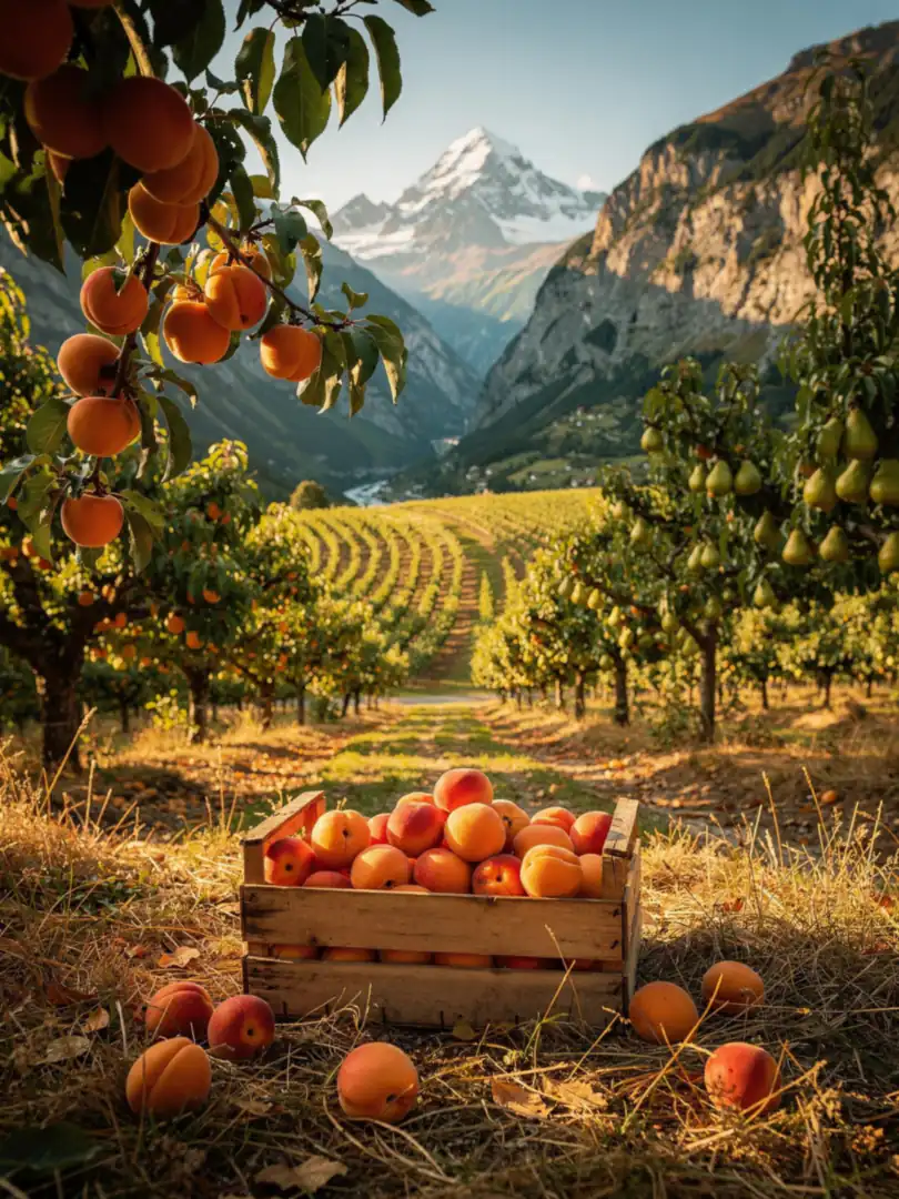 Fruit & Raw Material in the region Valais
