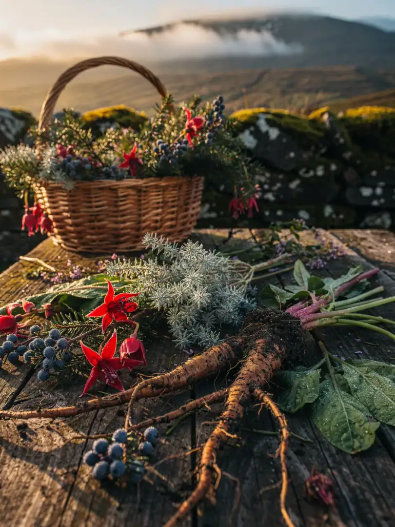 Botanicals in der Region Irischer Gin