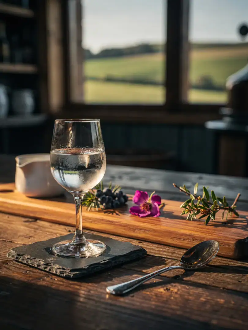 Verkosten in der Region Irischer Gin