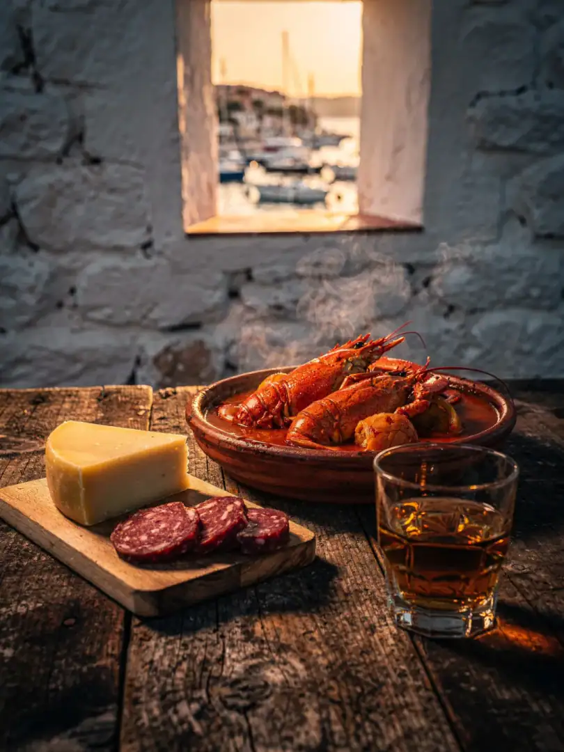 Gin & Essen in der Region Menorca