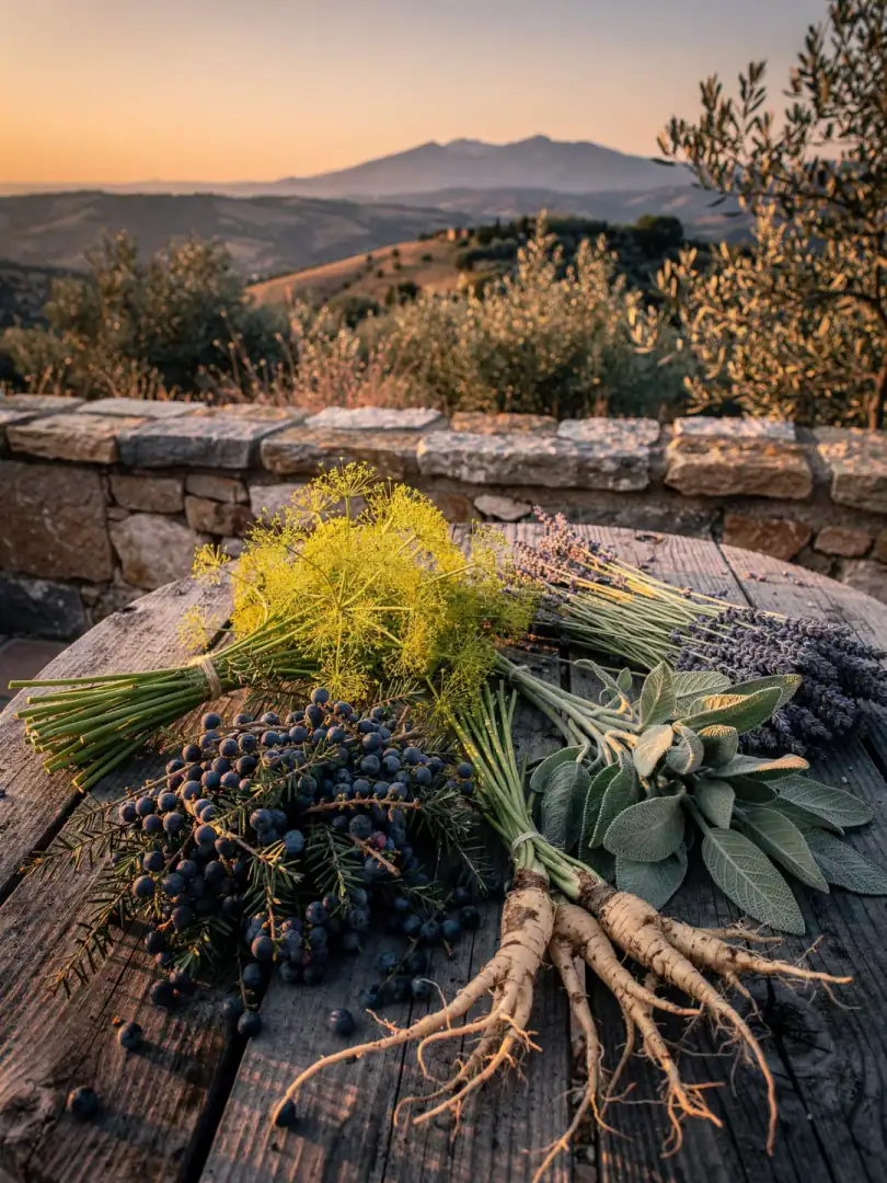 Botanicals in der Region Toskana & Umbrien