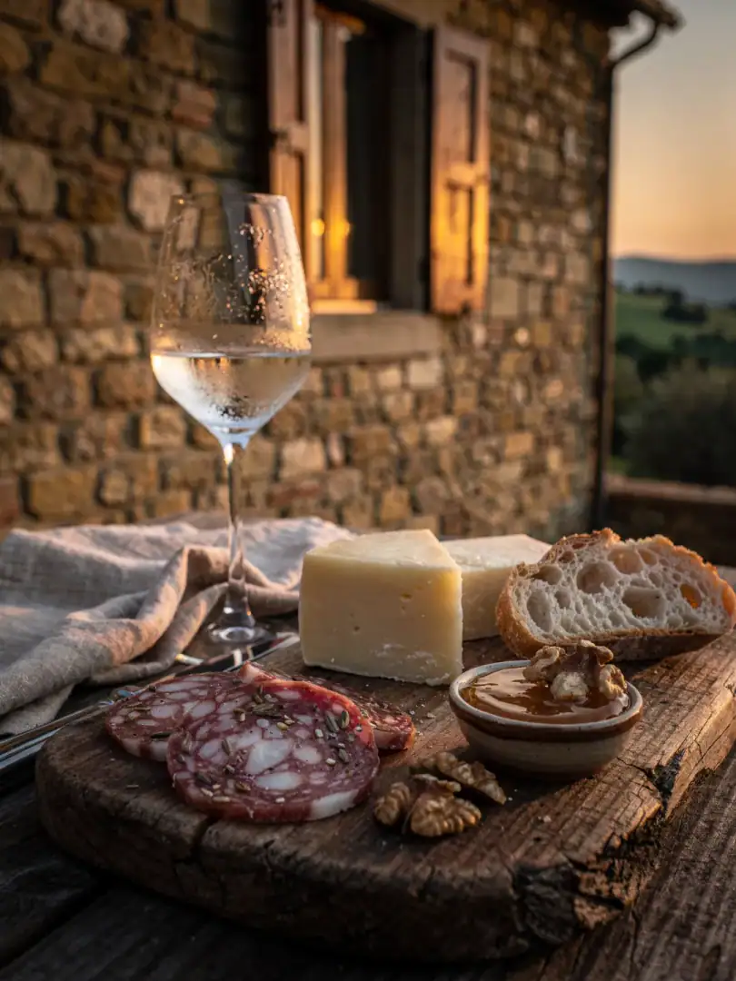 Gin & Food in the region Tuscany & Umbria