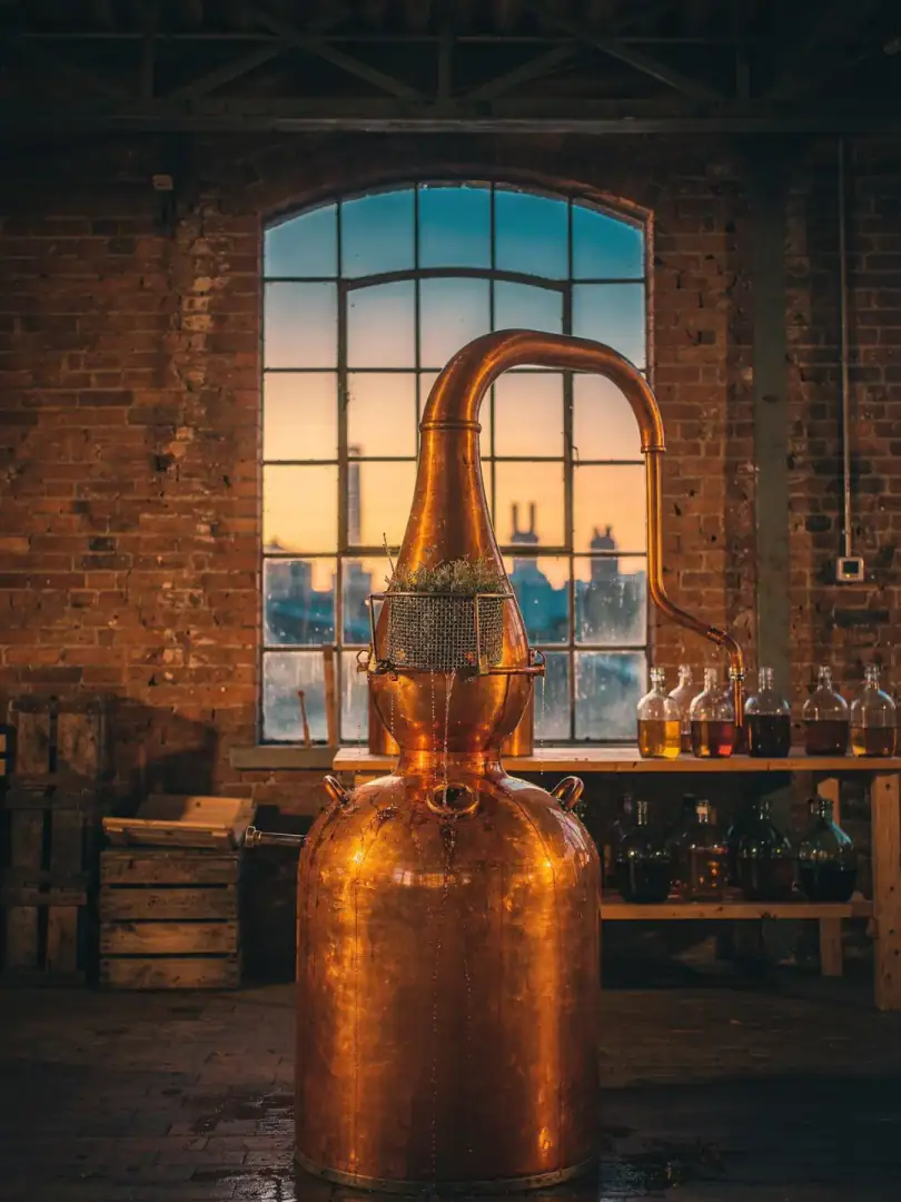 Distilling in the region Cape West