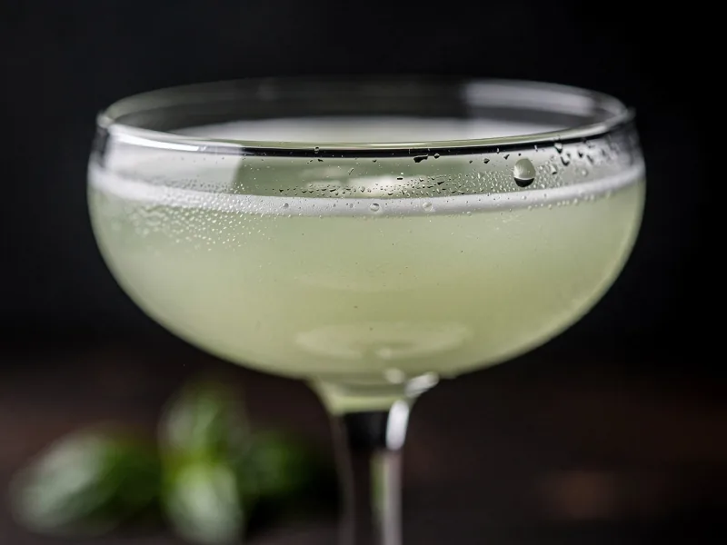 Gin Basil Smash — detail